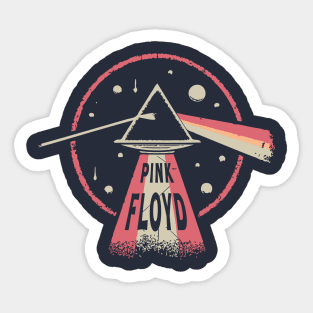 Pink Floyd UFO // 70s Music Fan Art Sticker